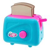 Torradeira Le Chef C  Torradas  Usual Brinquedos  Azul rosa