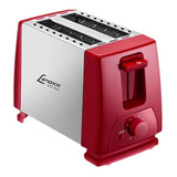 Torradeira Lenoxx Ptr203 Inox Red Fast Vermelha inox 127v