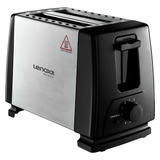 Torradeira Lenoxx Red Fast Vermelha Cozinha Prática Inox