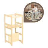 Torre De Aprendizagem Montessori Premium Madeira Resistente