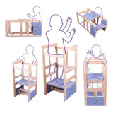 Torre De Aprendizagem Montessoriana Com Regulagem De Altura