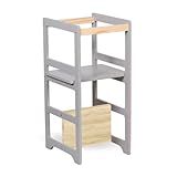 Torre De Aprendizagem Montessoriana Regula Altura Criança