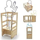 Torre De Aprendizagem Montessoriana Regulagem De Altura 4x1 Premium Envio Já