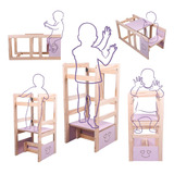 Torre De Aprendizagem Montessoriana Regulagem De Altura 4x1