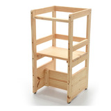 Torre De Aprendizagem Montessoriana Regulavel 4x1 Premium