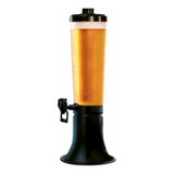 Torre De Chopp 3 5l Preta Com 2 Refil Cada Torneira Alavanca