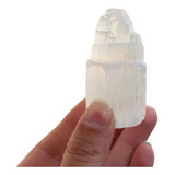 Torre De Selenita Branca   Limpeza Energética 5cm A 6cm