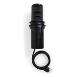 Torre De Tomada Slim Automática 2 Tomada 10a 2 Usb A c Cor Preto