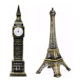 Torre Eiffel Big Ben Miniatura
