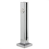 Torre Guarda Corpo Coluna Pinça Inox 30cm Para Vidro 1 Furo