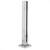 Torre Guarda Corpo Coluna Pinça Inox 40cm Para Vidro 2 Furos