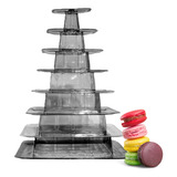 Torre Para Macarons 8 Pisos andares Confeitaria San Felipo