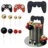 TOSPARTY - Topos De Bolo- 19 Peças- Tema De Videogame- Aniversário