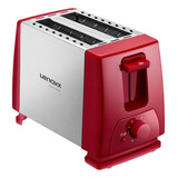 Tostadeira Torradeira De Pães Lenoxx Duo Red Ptr 203 Cor Vemelho Inox Voltagem 110v