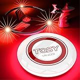 TOSY Bumerangue Patenteado 3 LEDs Super Brilhantes Recarregáveis Luz Automática Lançador E Disco Voador Frisbee Inclusos Jogos Perfeitos Para Atividades Ao Ar Livre Presente De Aniversário E Acampamento Para Homens Meninos Adolescentes Crianças