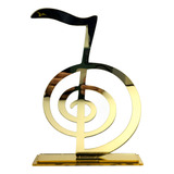 Totem Decorativo De Mesa Vazado 3d Chokurei Reiki Mdf 22cm