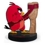 Totem Pequeno Boneco Angry Birds Red 7cm + Base