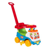 Totoka Triciclo Carrinho Motoca Velotrol C Empurrador Azul