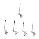 Totority 5 Peças Clipe De Cowbell Braçadeira De Fixação De Cowbell Jogos De Futebol Braçadeira De Cowbell Acessórios De Cowbell Suporte De Extensão De Cowbell Clipe De Montagem De Cowbell