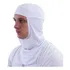 Touca Árabe Longa Ninja Pv Branca  Frigorifica   100 Peças