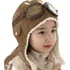 Touca Aviador Piloto 3 D Newborn Fotografia Mesversario Bebê