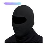 Touca Balaclava Ninja Proteção Térmica Uv50 Tecido Flexível Cor Preto