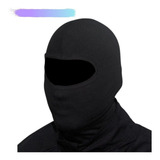Touca Balaclava Ninja Proteção Térmica Uv50 Tecido Flexível Cor Preto