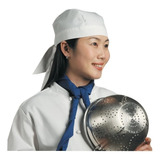 Touca Bandana Lenço Cozinha Pizzaria Chef Garçom Sushiman