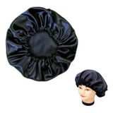 Touca Cetim Para Dormir Cachos Antifrizz Seda Banho