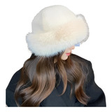 Touca Chapéu Gorro Russo De Pelúcia Luxo Pele Frio Inverno