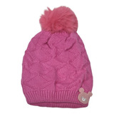 Touca De Lã Gorro Infantil Com Pelinho Pompom D
