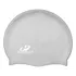 Touca De Natação Colorida Silicone Lisa Hammerhead Cor Prata Desenho Do Tecido Liso Tamanho U