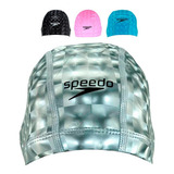 Touca De Natação Hidroginástica Speedo Comfort Cap 3d Cor Prata