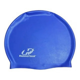 Touca De Natação Silicone Lisa Grande Xl Hammerhead Cor Azul royal Desenho Liso Tamanho Xl
