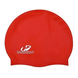 Touca De Natação Silicone Lisa Grande Xl Hammerhead Cor Vermelho Desenho Liso