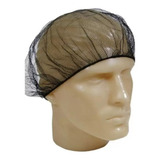 Touca De Rede Redinha Preta Proteção Capitar Cabelo 100un Cor Preto