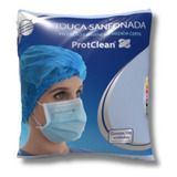 Touca Descartável Sanfonada Branca Protclean C 100 Un Cor Branco