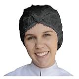 Touca Descartável Tnt Preta Pacote Com 100 Unidades