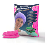 Touca Elastico Descartavel Rosa Pink C 100 Un Protdesc