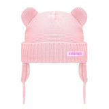 Touca Gorro Com Orelha Acrílico 0 6 Meses Everly