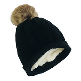 Touca Gorro De Lã Com Pompom