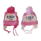 Touca Gorro Infantil Bebe Lã Tricot Forrado Pelinho Lã