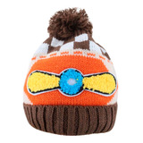 Touca Gorro Infantil Marrom Aviador Colorida Tamanho Único