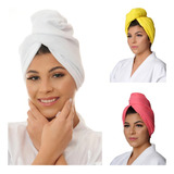 Touca Mágica Seca Cabelo Super Rápida E Prática Com Botão