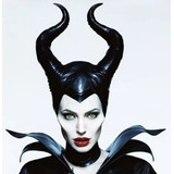 Touca Malévola Chifres Maleficent Angelina Jolie Látex