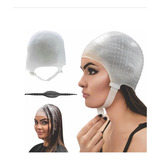 Touca Mechas Profissional Luzes Reflexo Silicone Com Agulha