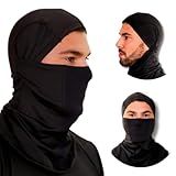 Touca Ninja Balaclava Respirável Preta Para Motociclista Motoqueiro Motoboy Proteção UV DEPARTAMENT STORE