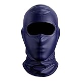 Touca Ninja Toca Balaclava Moto Térmica Camuflada Esportiva Máscara Motoboy Militar Solar Uv - Colorido (azul Marinho)