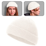 Touca Sailor Curta Marinheiro Lenhador Gorro De Lã Canelada
