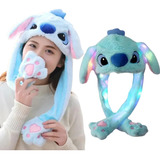 Touca Stitch Infantil Gorro Com Luzes Led Presente